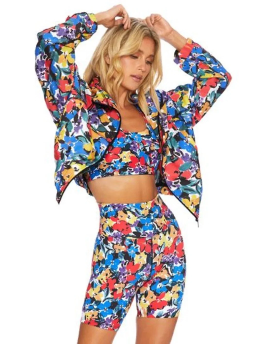 NEW Beach Riot Erica Jacket Buttercup Floral Small